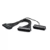 GEMBIRD CC-PSU24-01 24-Pin ATX Barošanas Pagarinātājkabelis, Vīrietis uz Sievieti, 30 cm, Melns