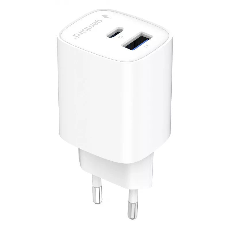 Gembird TA-UC-1A1C-PD45-01-W 45W USB-C PD sienas lādētājs balts