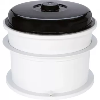 WECK Juicer Kombi-Set Elektriskais konservēšanas katls ar tvaika sulu spiedi, 29L, 1800W, Nerūsējošais tērauds