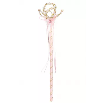Souza Alexandra Light Pink Fairy Wand with Pearls