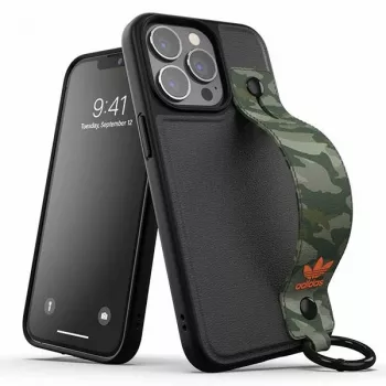 Adidas OR Hand Strap Case for iPhone 13 Pro/13 6.1 inch Black-Green