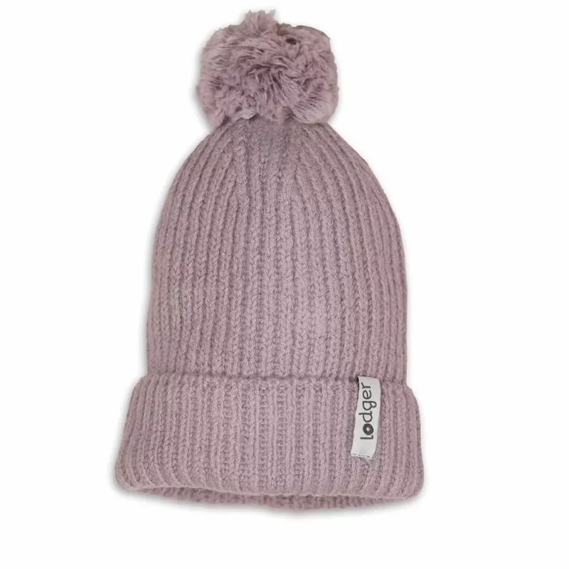 Lodger 100% Merino vilnas mazuļu cepure Roza 6-12 mēneši