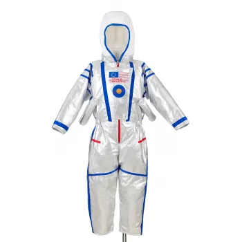 Souza! Astronaut Costume Jumpsuit Silver 3-4 Years
