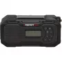 PerfectPro E-100 Avārijas radio ar saules paneli, rokas kloķi, LED lukturīti, barošanas banku, AM/FM, IPX3