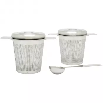Bredemeijer 2x Nerūsējošā tērauda tējas filtrs ar tējas karoti 191003