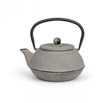 Bredemeijer Teapot Jang 0.8L Cast Iron Grey with Stainless Steel Infuser 153022