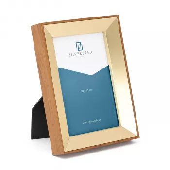 Zilverstad Marseille Photo Frame 10x15 cm Brown/Gold Portrait 7171090