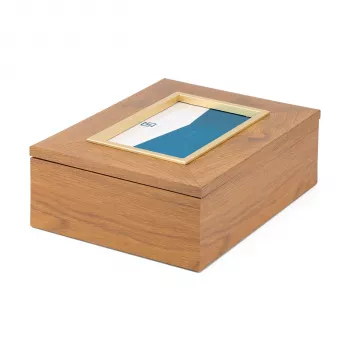 Zilverstad Marseille Photo Storage Box 10x15 cm Brown/Gold