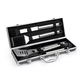 Leopold Vienna 4-daļīgs BBQ instrumentu komplekts alumīnija futrālī LV311000