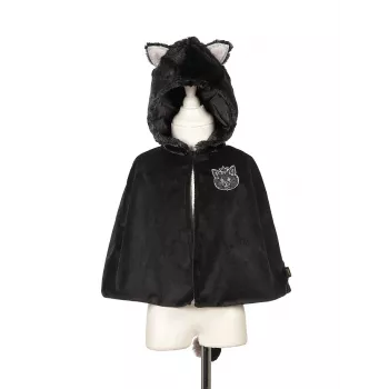 Souza! Sascha Cat Hooded Cape Costume for Kids, 2-3 Years (98-104 cm)