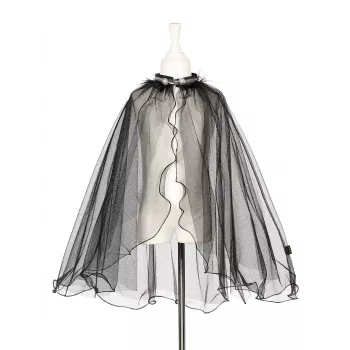 Souza! Black Tulle Cape Costume Julietta 5-7 Years