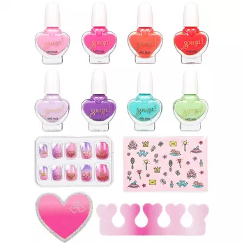 Souza Princess Nail Polishes and Accessories Set 12 pcs 107130