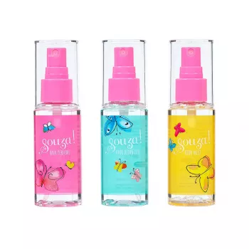 Souza! Bērnu matu un ķermeņa miglas komplekts 3 x 50 ml