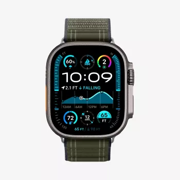 SPIGEN WBF0 siksniņa Apple Watch 8/9/10/11/SE/Ultra (44/45/46/49 mm), zaļa