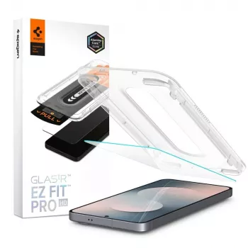 Spigen Glas.tR EZ Fit Pro HD rūdīta stikla ekrāna aizsargs Samsung Galaxy S25 FE - caurspīdīgs (2 iepakojumā)