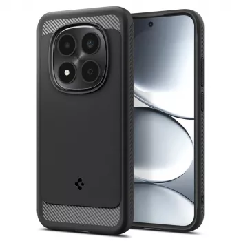SPIGEN Rugged Armor Maciņš Xiaomi Redmi Note 15 Pro 5G - Matēti Melns