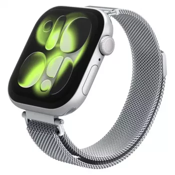 Spigen WBM4 Nerūsējošā tērauda siksniņa Apple Watch 8/9/10/11/SE (40/41/42mm) Sudraba