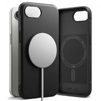 RINGKE ONYX Magnetic MagSafe Maciņš iPhone 16E / 17E, Melns