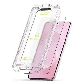 Ringke Easy Slide 2-Pack Rūdīta Stikla Ekrāna Aizsargs Samsung Galaxy S25 Edge Caurspīdīgs