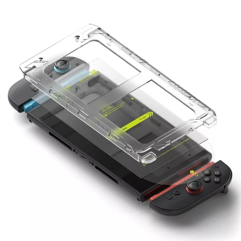 Ringke Easy Slide 2-Pack Tempered Glass Screen Protector for Nintendo Switch 2 Clear