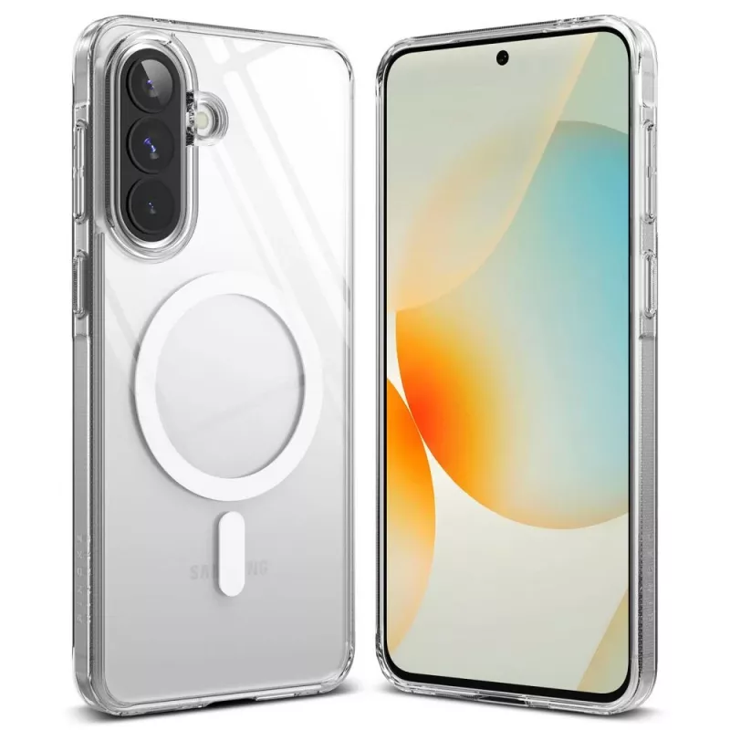 Ringke Fusion Magnetic MagSafe apvalks Samsung Galaxy A57 5G, caurspīdīgs