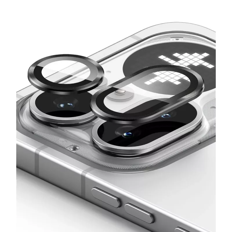 Ringke kameras rāmja aizsargs 2 komplektā Nothing Phone (4a) Pro, melns