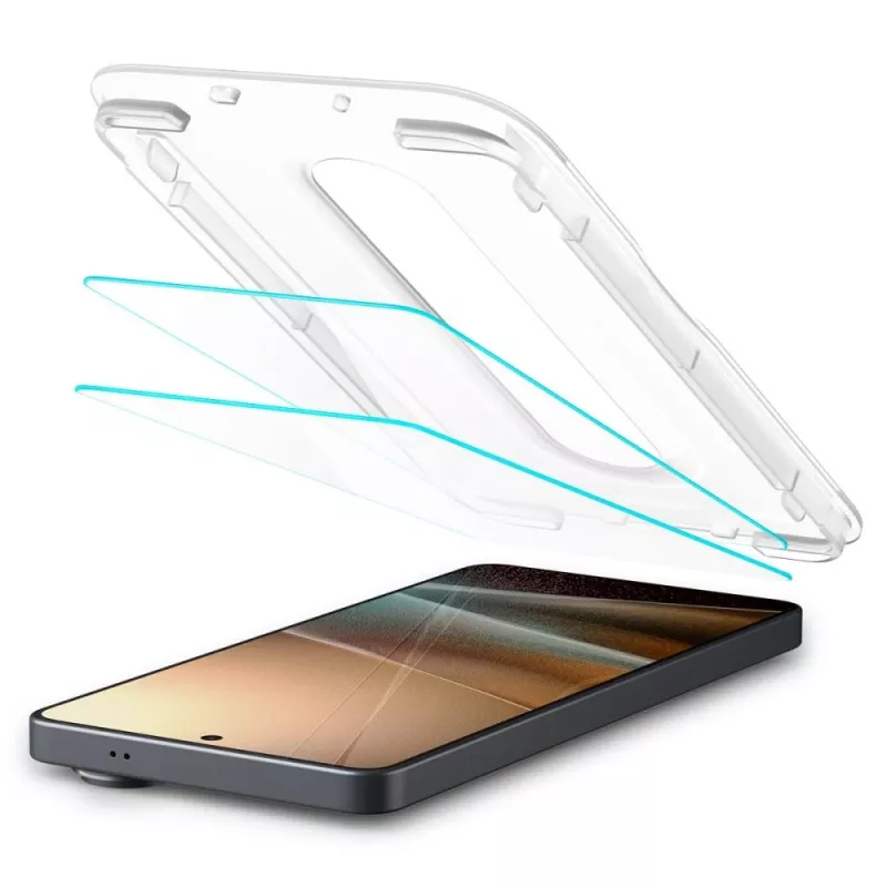 Spigen Glas.TR EZ Fit Pro AC Anti-Reflection rūdīta stikla ekrāna aizsargs Samsung Galaxy S26 Ultra, caurspīdīgs - 2 iepakojums