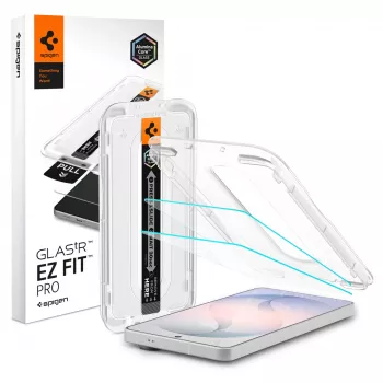 SPIGEN Glas.tR EZ Fit Pro AC Pretatstarojošs Rūdīta Stikla Ekrāna Aizsargs 2 iepakojumā Samsung Galaxy S26, Caurspīdīgs