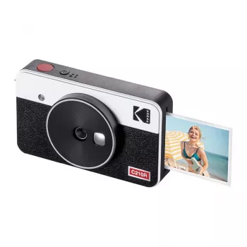KODAK C210RW Retro White Portable Photo Printer with Bluetooth