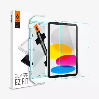 Spigen Glas.tR EZ Fit ekrāna aizsargs Apple iPad 10.9 collu (10. paaudze, 2022) - rūdīts stikls