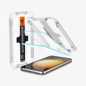 Spigen Glas.tR EZ Fit rūdīta stikla ekrāna aizsargs Samsung Galaxy S23 (2 iepakojumā) Caurspīdīgs
