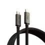 RINGKE USB 3.2 Gen 2x2 Type-C kabelis PD 240W 100cm Melns