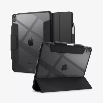 Spigen Ultra Hybrid Pro Folio Case iPad Air 13 collu (2024) - Melns