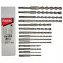 Makita SDS-PLUS āmura urbju komplekts 14 gab. (5-14 mm) plastmasas futrālī D-71956