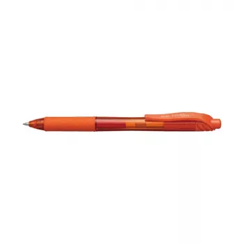 Pentel EnerGel X izvelkamā gēla pildspalva - oranža - 0,7 mm vidējs gals - abpusēja