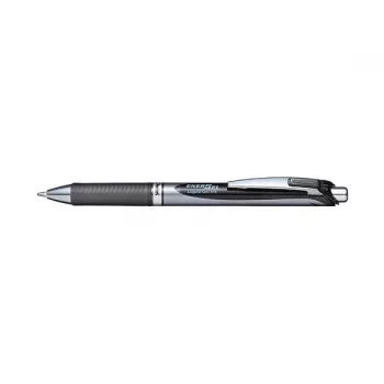 Pentel EnerGel BL80-AX Gēla lodīšu pildspalva 0.5mm adatas gals izvelkama melna tinte