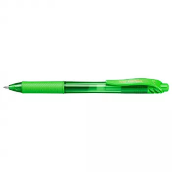 Pentel EnerGel X izvelkamā gēla pildspalva - Laima - 0,7 mm - Vidējs gals - Abpusēja