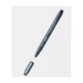 Pentel Fineliner Pigment 0.3 mm Melns