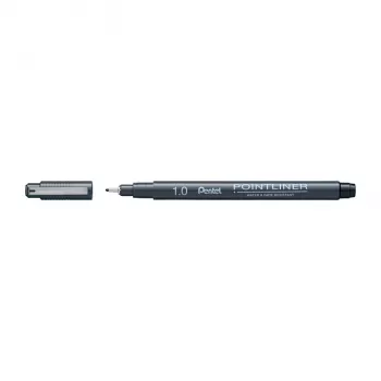 Pentel Fineliner Pigment 1.0 mm Melns