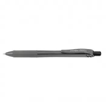 Pentel EnerGel Permanent Gel Pen Grey 0.25 mm Black Ink 1 Piece