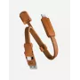 ENERGEA Sheath Key 2-in-1 USB-C uz USB-C/USB-A kabelis 15cm Oranžs