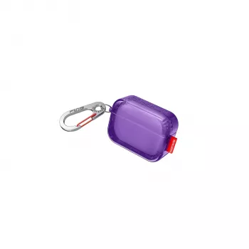 SKINARMA Saido aizsargmaciņš Apple AirPods Pro 2, purpursarkanā krāsā