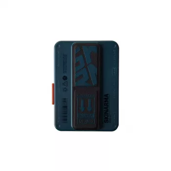 Skinarma Mirage Spunk Wallet Magnetic Grip Stand Blue