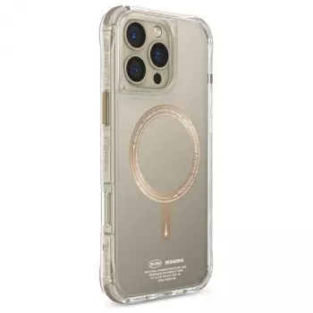 SKINARMA Saido iPhone 16 Pro 6.3 collu magnētiskās uzlādes maciņš Champagne