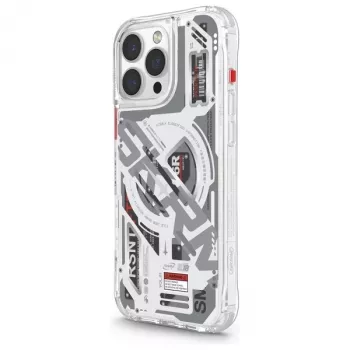 SKINARMA Ekho Maciņš iPhone 16 Pro 6.3 collu Magnētiskā Lādēšana Caurspīdīgs