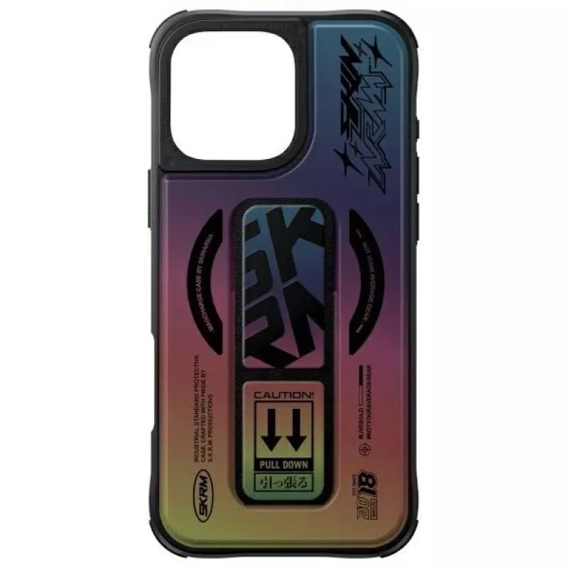 SKINARMA Kira Kobai iPhone 16 Pro 6.3 collu magnētiskais uzlādes satvēriena statīva maciņš Hologramma