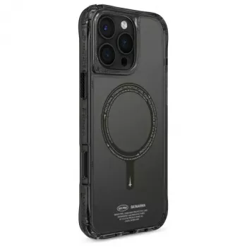 Skinarma Saido Maciņš iPhone 16 Pro Max 6.9 collu magnētiskajai uzlādei Melns