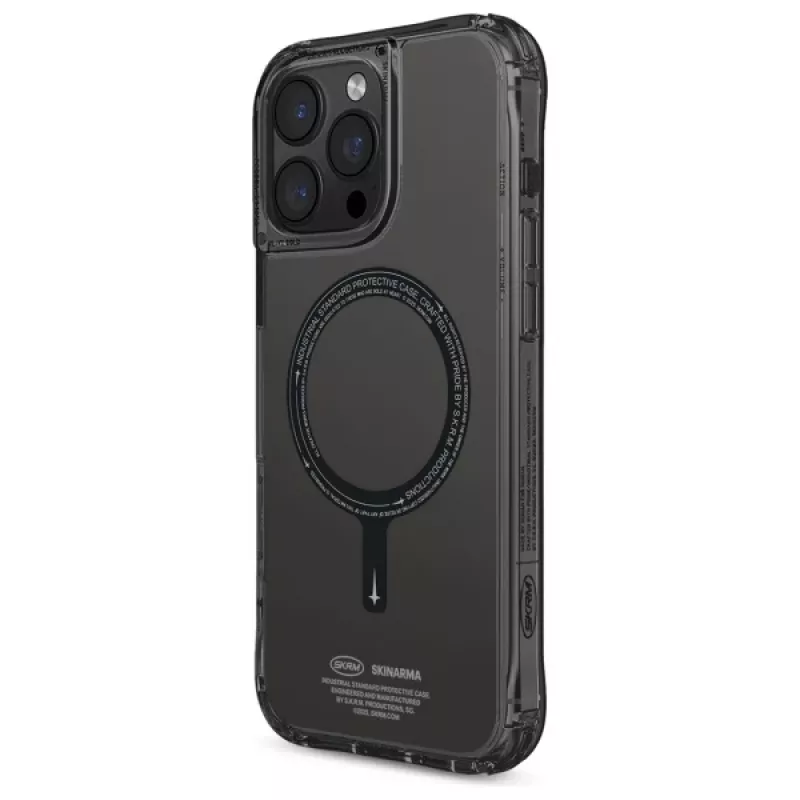 Skinarma Saido Maciņš iPhone 16 Pro Max 6.9 collu magnētiskajai uzlādei Melns