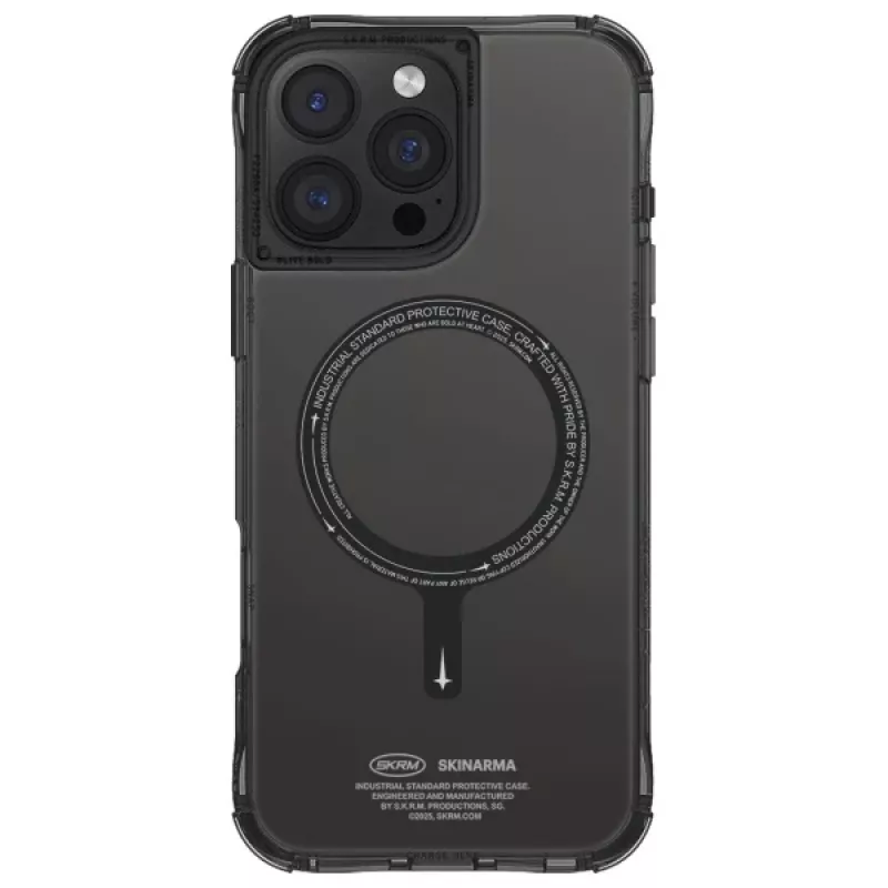Skinarma Saido Maciņš iPhone 16 Pro Max 6.9 collu magnētiskajai uzlādei Melns