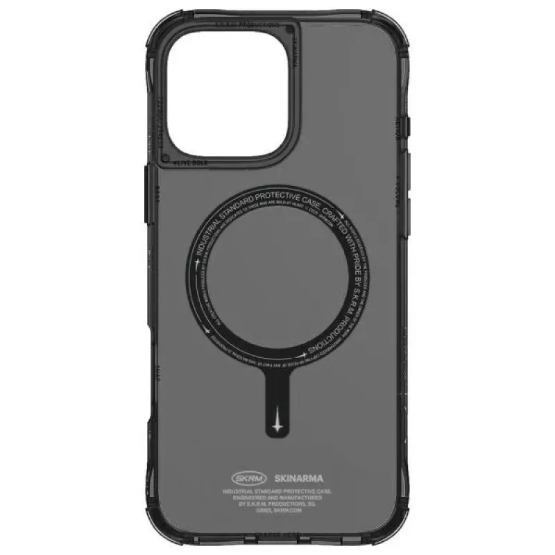 Skinarma Saido Maciņš iPhone 16 Pro Max 6.9 collu magnētiskajai uzlādei Melns
